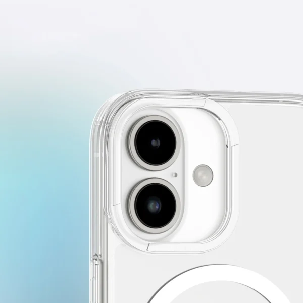 AmazingThing Minimal Mag Case with Magnetic Ring for iPhone 16 Plus - Transparenteng