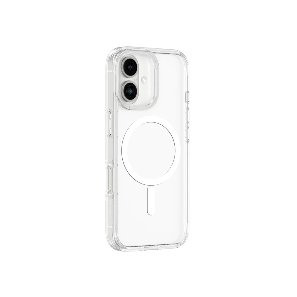 AmazingThing Minimal Mag Case with Magnetic Ring for iPhone 16 Plus - Transparenteng