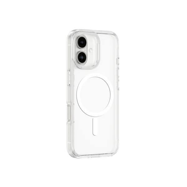 AmazingThing Minimal Mag Case with Magnetic Ring for iPhone 16 Plus - Transparenteng