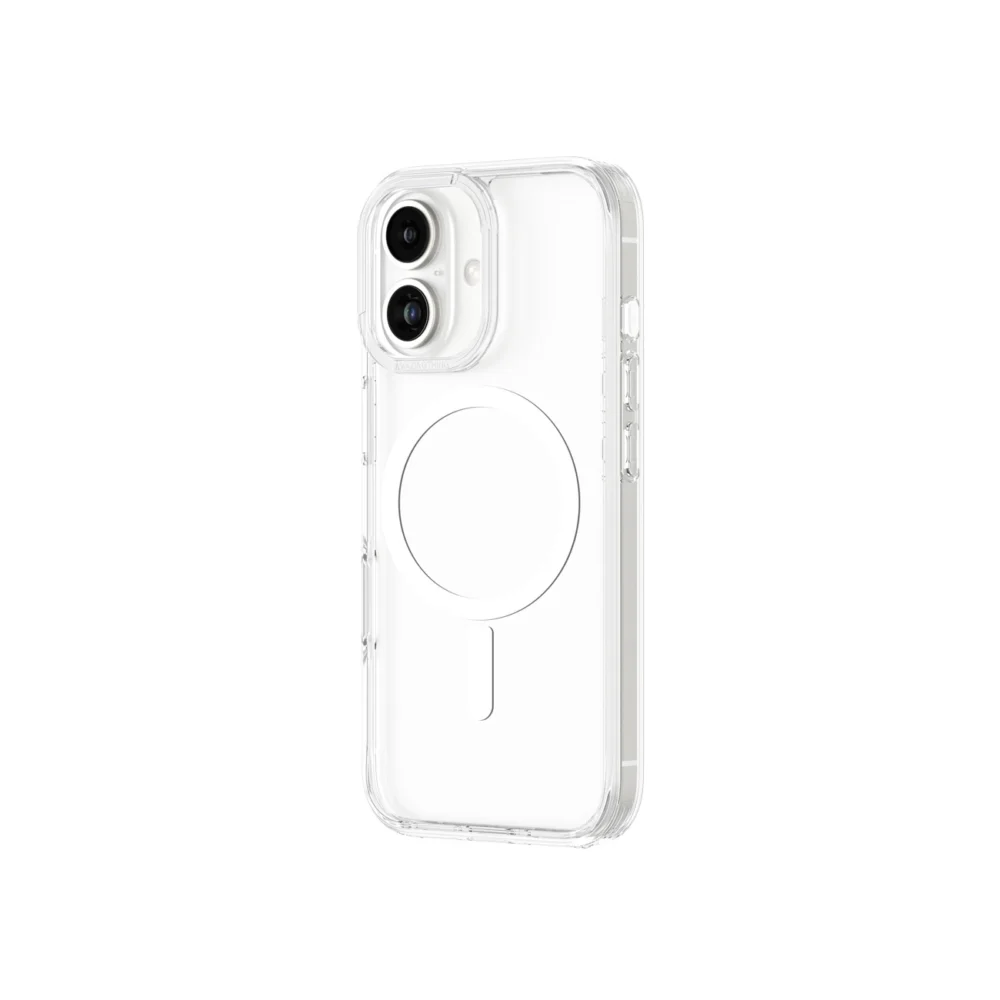 AmazingThing Minimal Mag Case with Magnetic Ring for iPhone 16 Plus - Transparenteng