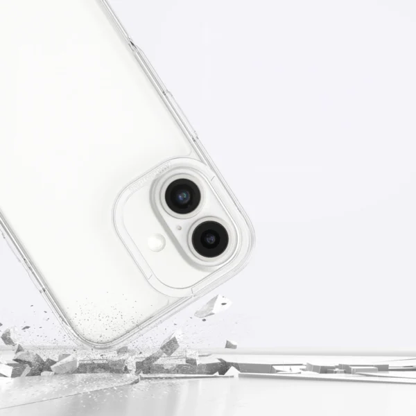 AmazingThing Minimal Case for iPhone 16 Silicone Case - Transparenteng