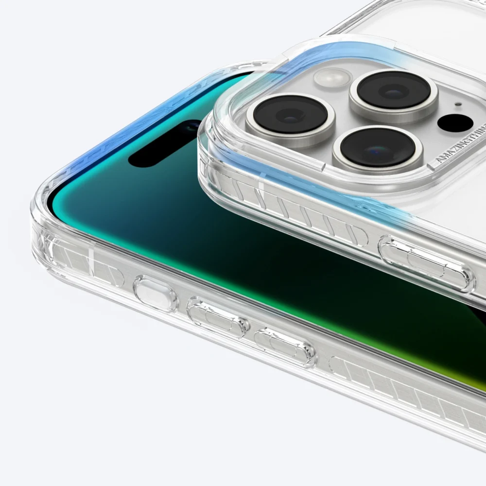 AmazingThing Titan Pro Mag Case with Magnetic Ring for iPhone 16 Pro - Transparenteng