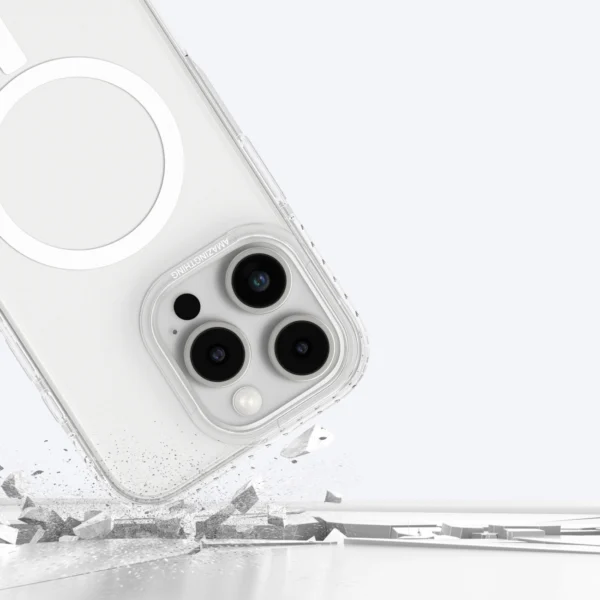 AmazingThing Titan Pro Mag Case with Magnetic Ring for iPhone 16 Pro - Transparenteng