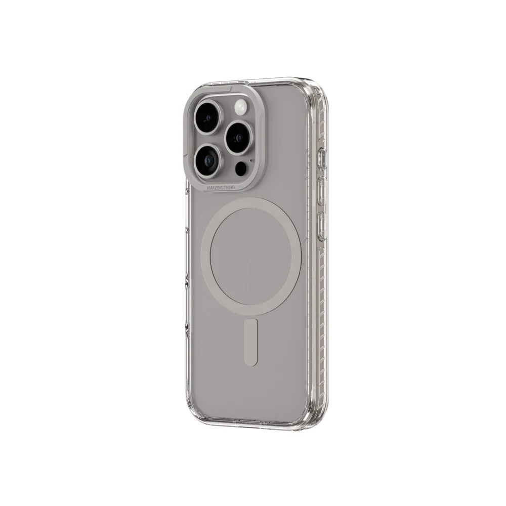 AmazingThing Titan Pro Mag Case with Magnetic Ring for iPhone 16 Pro - Grayeng