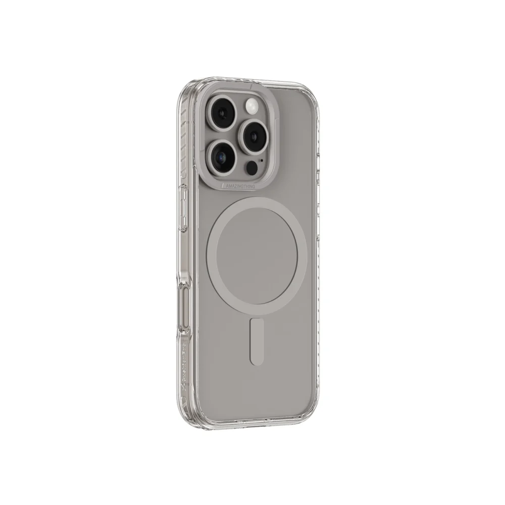 AmazingThing Titan Pro Mag Case with Magnetic Ring for iPhone 16 Pro Max - Grayeng