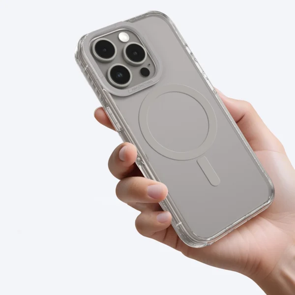 AmazingThing Titan Pro Mag Case with Magnetic Ring for iPhone 16 Pro Max - Grayeng