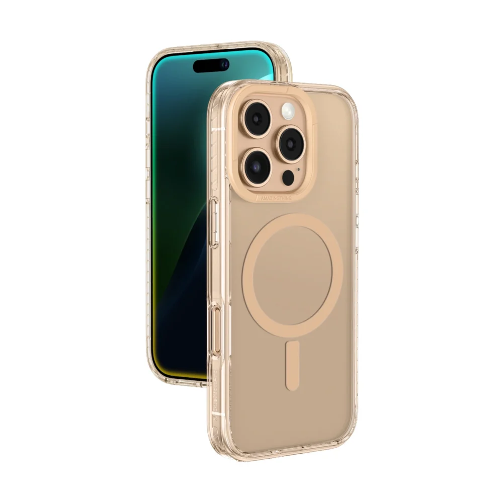 AmazingThing Titan Pro Mag Case with Magnetic Ring for iPhone 16 Pro Max - Rose Goldeng