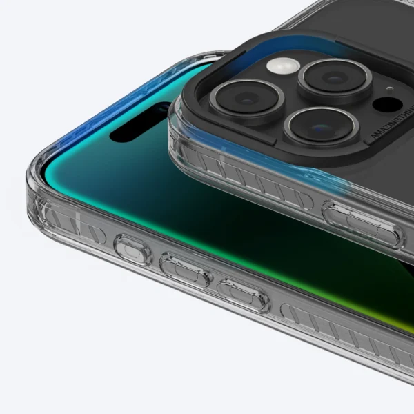 AmazingThing Titan Pro Mag Case with Magnetic Ring for iPhone 16 Pro Max - Blackeng
