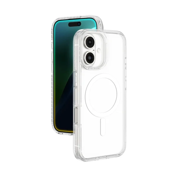 AmazingThing Titan Pro Mag Case with Magnetic Ring for iPhone 16 Plus - Transparenteng