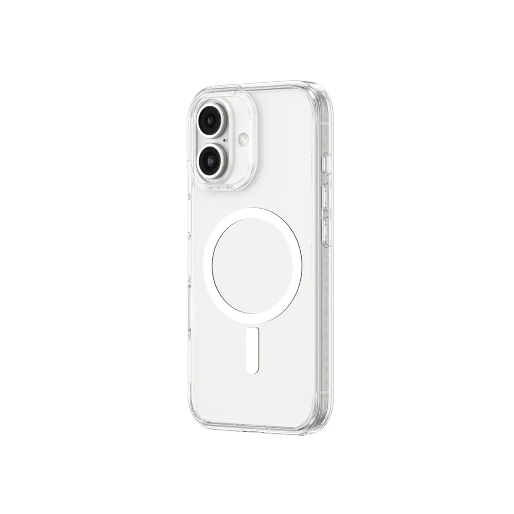 AmazingThing Titan Pro Mag Case with Magnetic Ring for iPhone 16 Plus - Transparenteng