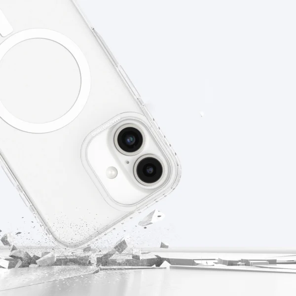 AmazingThing Titan Pro Mag Case with Magnetic Ring for iPhone 16 Plus - Transparenteng