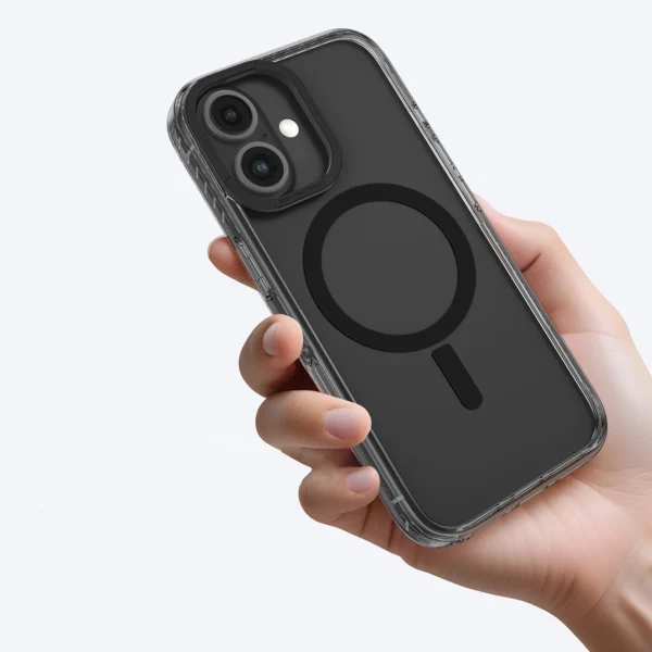 AmazingThing Titan Pro Mag Case with Magnetic Ring for iPhone 16 Plus - Blackeng