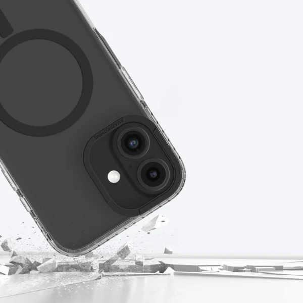 AmazingThing Titan Pro Mag Case with Magnetic Ring for iPhone 16 Plus - Blackeng