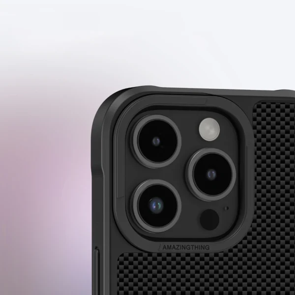 AmazingThing Titan Max Case with 600D Aramid Fibers for iPhone 16 Pro - Blackeng