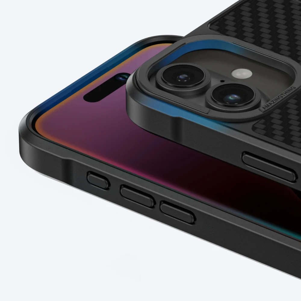 AmazingThing Titan Max Case with 1500D Aramid Fibers for iPhone 16 - Blackeng