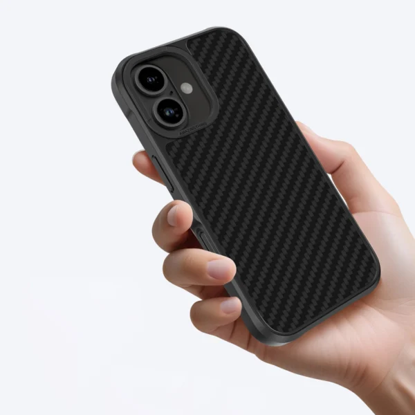 AmazingThing Titan Max Case with 1500D Aramid Fibers for iPhone 16 Plus - Blackeng