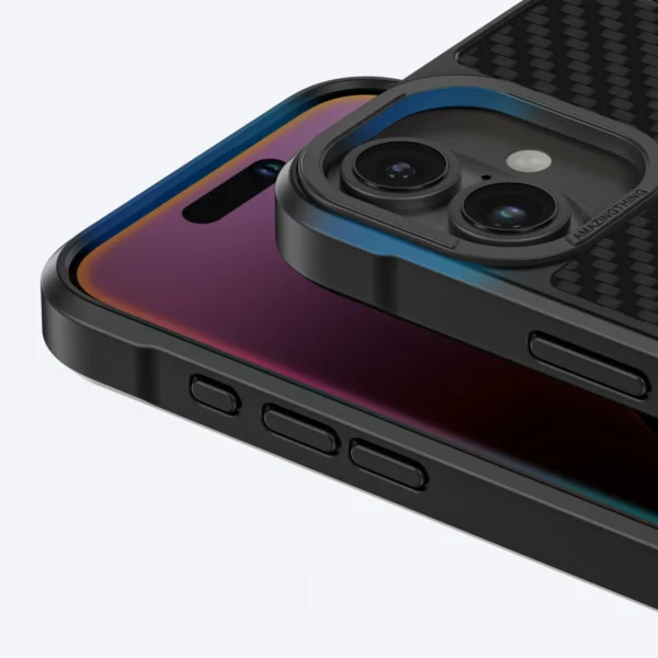 AmazingThing Titan Max Case with 1500D Aramid Fibers for iPhone 16 Plus - Blackeng
