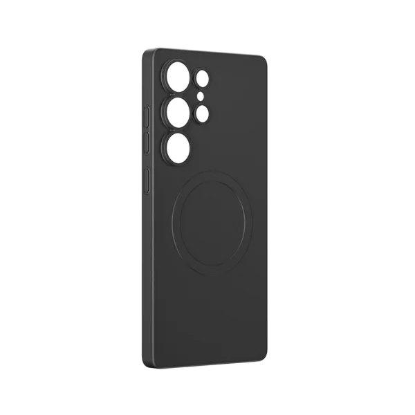 AmazingThing Minimal Air Case with Magnetic Ring for Samsung Galaxy S25 Ultra - Blackeng