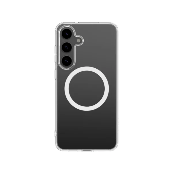 AmazingThing Minimal Mag Case with Magnetic Ring for Samsung Galaxy S25 - Transparenteng
