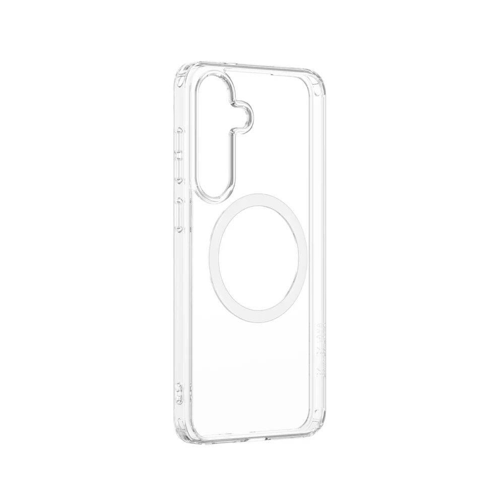 AmazingThing Minimal Mag Case with Magnetic Ring for Samsung Galaxy S25 - Transparenteng