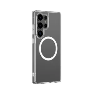 AmazingThing Minimal Mag Case with Magnetic Ring for Samsung Galaxy S25 Ultra - Transparenteng