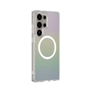 AmazingThing Minimal Mag Case with Magnetic Ring for Samsung Galaxy S25 Ultra - Iridescenteng