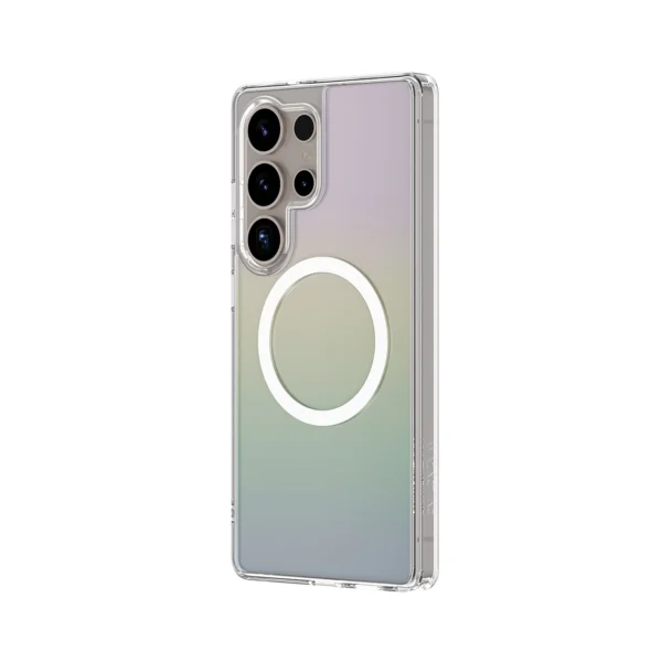 AmazingThing Minimal Mag Case with Magnetic Ring for Samsung Galaxy S25 Ultra - Iridescenteng