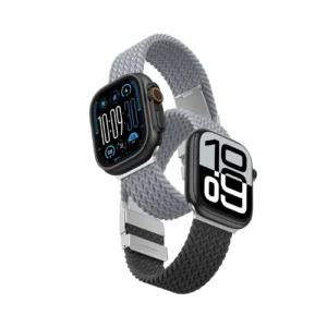 Set of 2 AmazingThing Blend Band for Apple Watch 45/46/49mm - Grey-Black/Greyeng