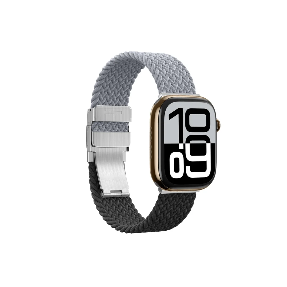 Set of 2 AmazingThing Blend Band for Apple Watch 45/46/49mm - Grey-Black/Greyeng