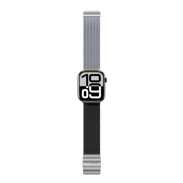 Set of 2 AmazingThing Blend Band for Apple Watch 45/46/49mm - Grey-Black/Greyeng