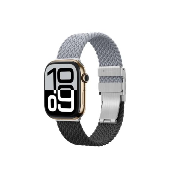 Set of 2 AmazingThing Blend Band for Apple Watch 45/46/49mm - Grey-Black/Greyeng