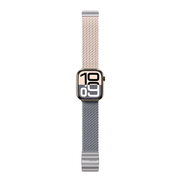 Set of 2 AmazingThing Blend Band for Apple Watch 45/46/49mm - Pink-Gray/Pinkeng