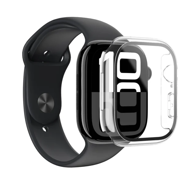 AmazingThing Radix Glass Case for Apple Watch 46mm - Cleareng