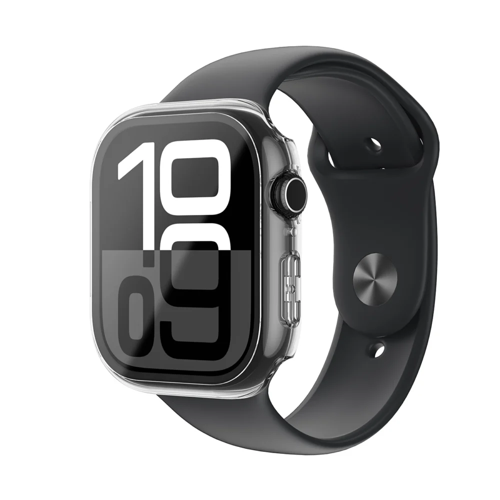 AmazingThing Radix Glass Case for Apple Watch 46mm - Cleareng