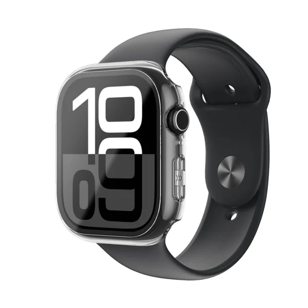 AmazingThing Radix Glass Case for Apple Watch 46mm - Cleareng