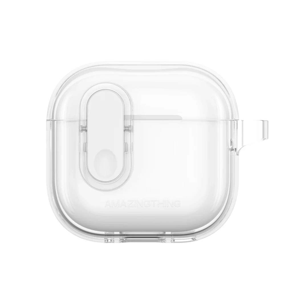 AmazingThing Minimal Case for AirPods 4 - Cleareng