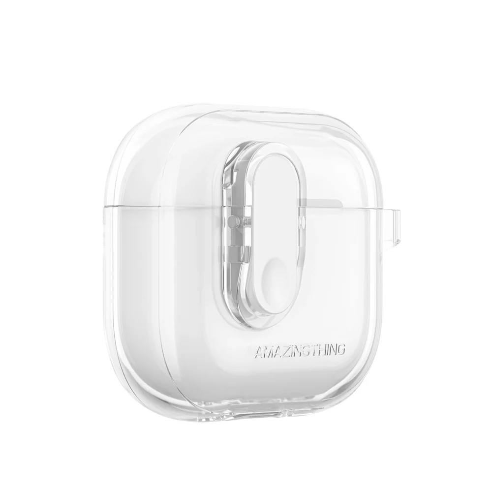 AmazingThing Minimal Case for AirPods 4 - Cleareng