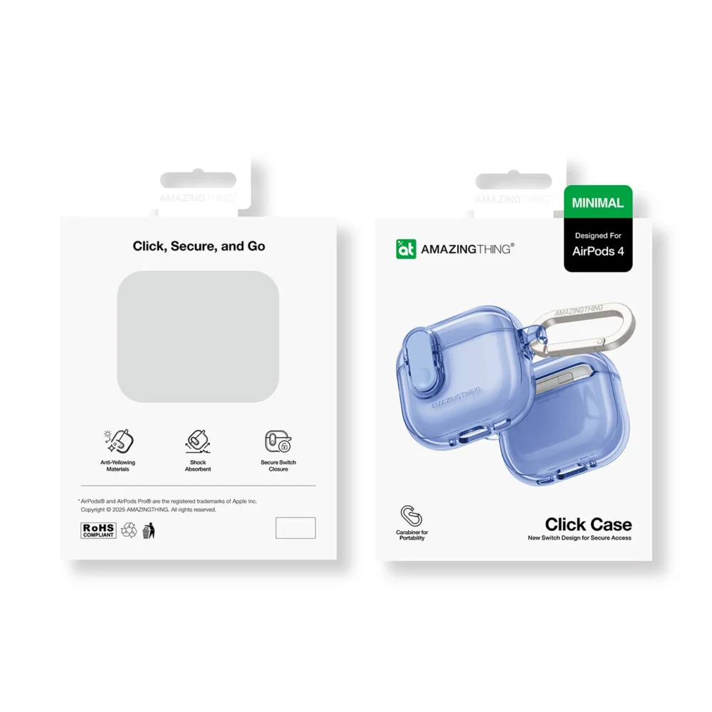 AmazingThing Minimal Case for AirPods 4 – ultramarineeng