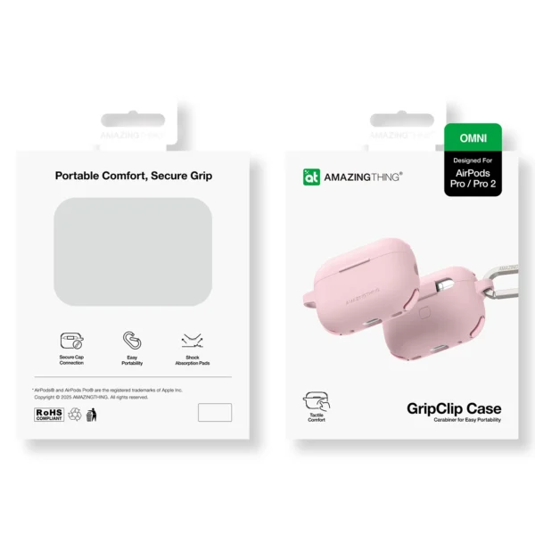 AmazingThing Omni Case for AirPods Pro 2 - Pinkeng