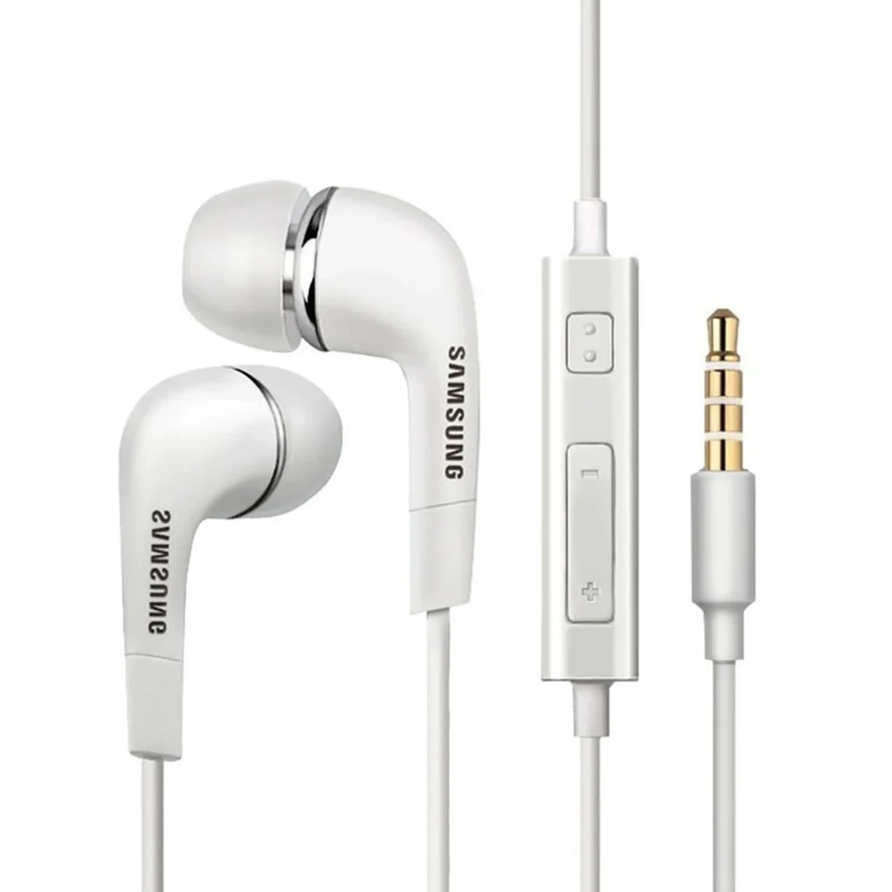 Samsung EHS64AVFWE Wired Headphones Mini Jack 3.5mm Stereo Hi-Fi (Bulk - Replacement Packaging) - Whiteeng