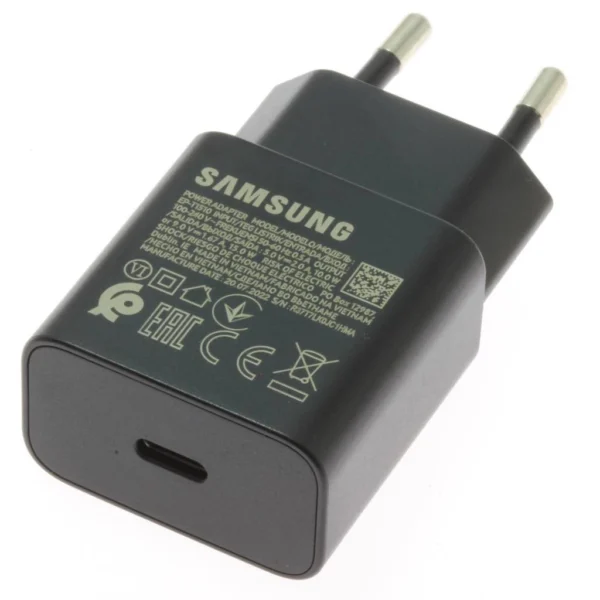 Samsung EP-T1510EBE 15W USB-C Wall Charger (OOB Bulk - Replacement Packaging) - Blackeng