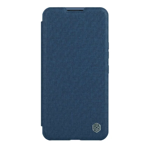 Nillkin Qin Cloth Pro Case Case for iPhone 14 Pro Camera Cover Holster Cover Flip Case Blueeng