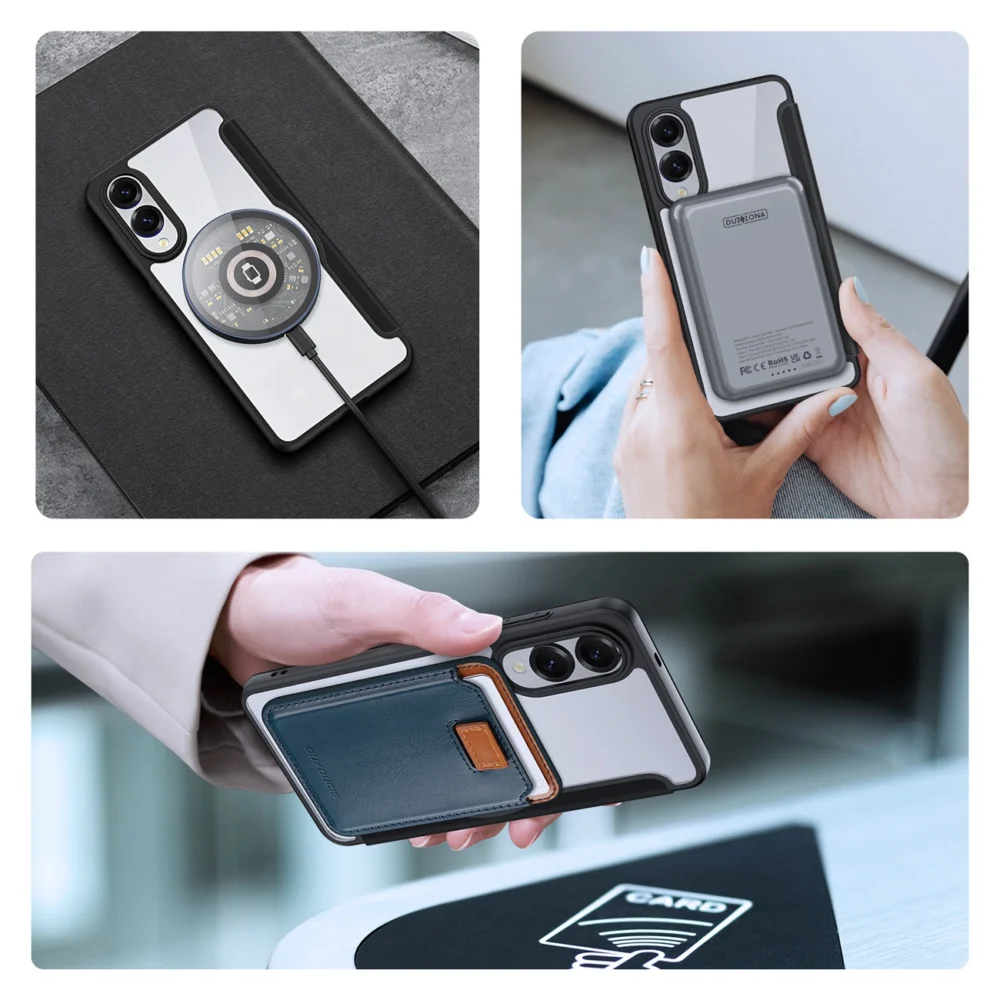 Dux Ducis Skin X Pro case with MagSafe for Samsung Galaxy S25 Edge - blackeng