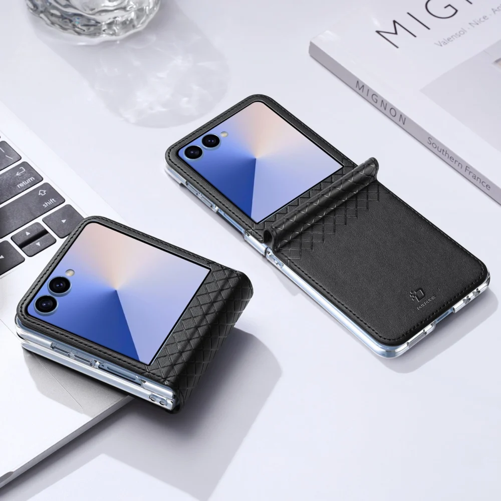 Dux Ducis Bril Case for Samsung Galaxy Z Flip 7 - Blackeng