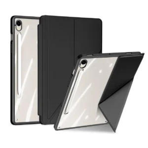 Dux Ducis Magi Case with Stylus Holder for Samsung Galaxy Tab S10 FE/S9/S9 FE - Blackeng