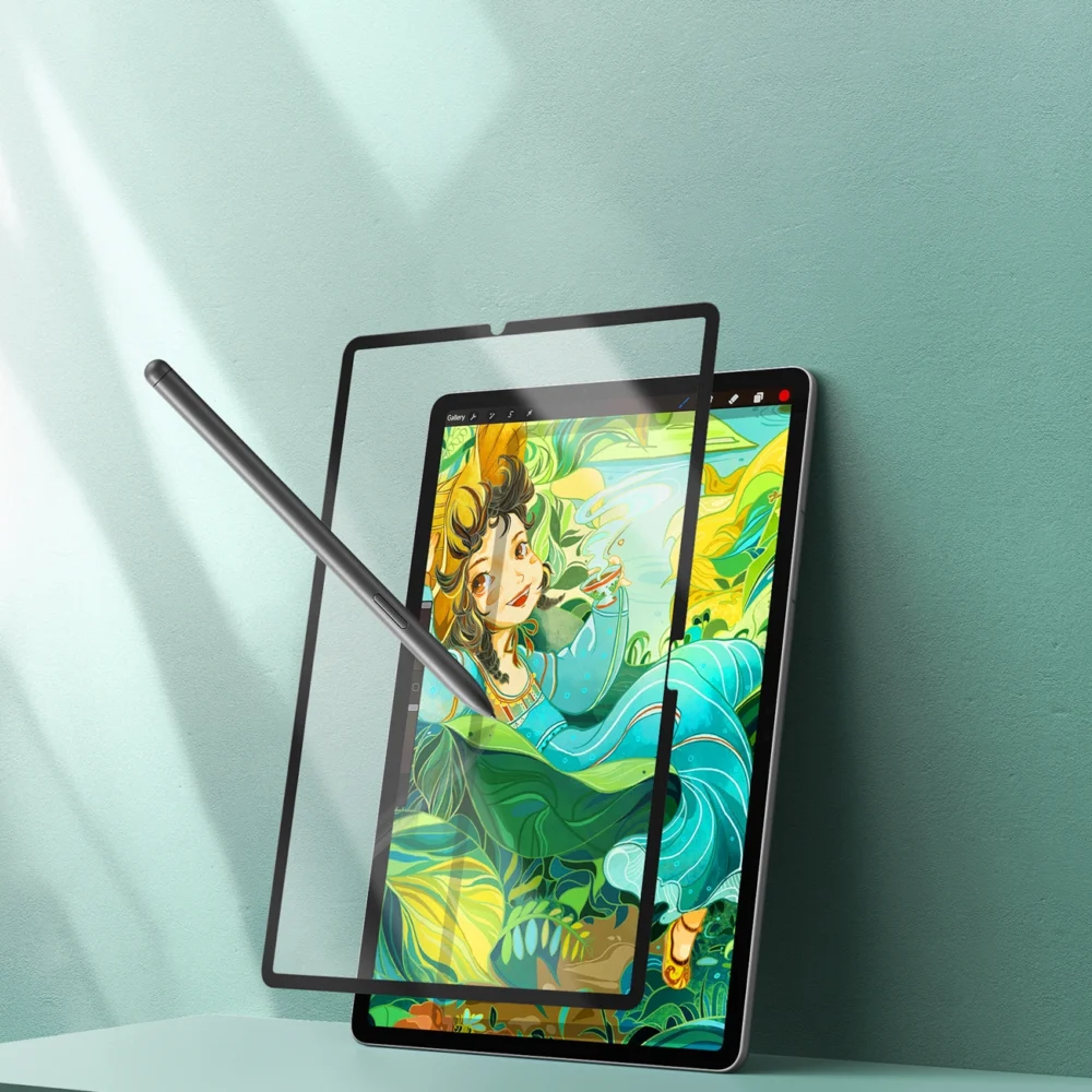 Dux Ducis Naad Paperlike Matte Screen Protector for Samsung Galaxy Tab S10 FE Plus - with Black Frameeng