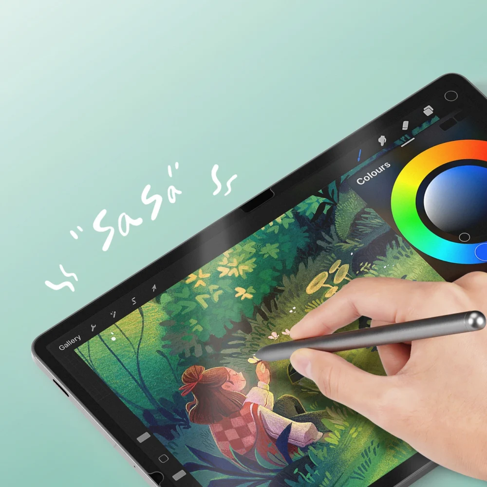 Dux Ducis Naad Paperlike Matte Screen Protector for Samsung Galaxy Tab S10 FE Plus - with Black Frameeng