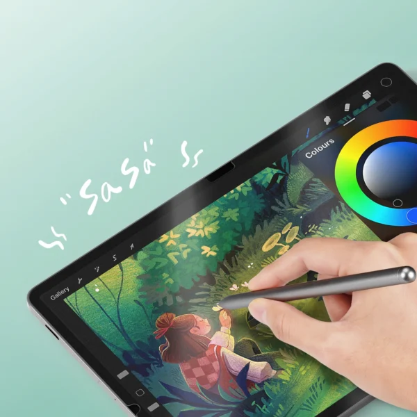 Dux Ducis Naad Paperlike Matte Screen Protector for Samsung Galaxy Tab S10 FE Plus - with Black Frameeng