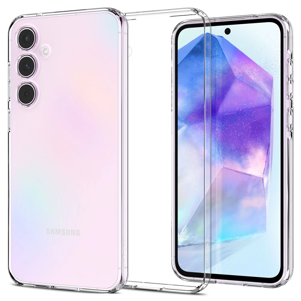 Spigen Liquid Crystal Case for Samsung Galaxy A55 5G - Transparenteng