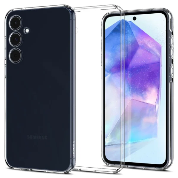 Spigen Liquid Crystal Case for Samsung Galaxy A55 5G - Transparenteng
